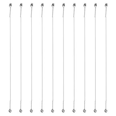 Imagem de ＫＬＫＣＭＳ 10 peças queijo fatia de fio substituição de manteiga fios fios de queijo cortador de queijo fios para corte de queijo bolo de queijo cheddar, 5 Inch