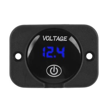 Imagem de Medidor de Tensão Bateria, Painel de Voltímetro Com Display Digital LED de para Caminhão