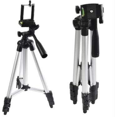 Imagem de Tripé Semi Profissional Universal Para Celular e Câmera 1,1M Com Bolsa De Transporte Tripod Pedestal Com Regulagem