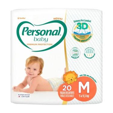 Imagem de Fraldas personal baby premium protection media c/34 unidades - SANTHER