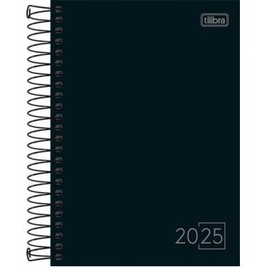 Imagem de Agenda 2026 Diaria Spice Espiral M6 Tilibra 160 Fls, Preta