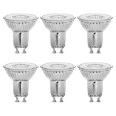 Imagem de Feit Electric Mini refletor de divisão BPMR16IFGU500930CA/6 50W EQ branco brilhante MR16 GU10 DM LED Enhance, pacote com 6