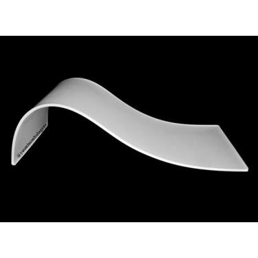 Imagem de Expositor Rampa para correntes  acrílico branco - Yasmin Embalagens