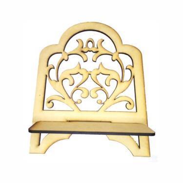 Imagem de Suporte / Descanso de leitura em MDF cru  - Artesanato Taqua Laser