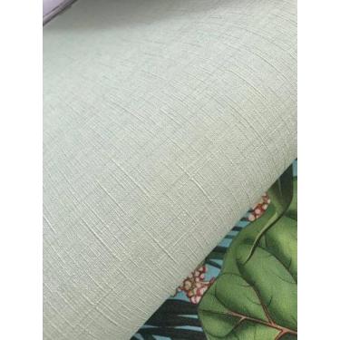 Imagem de Papel de Parede Vinilico Raízes Linho Verde 1014035 Boradecor