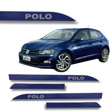 Imagem de Jogo Friso Lateral Polo Ponta de Faca com Grafia Cores Volks - Macall,