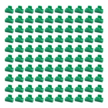 Imagem de Generic Grampos de Estufa, Rede de Estufa de Redes de Tubulação de 100pcs para Fixar a Tampa da Planta (14mm)