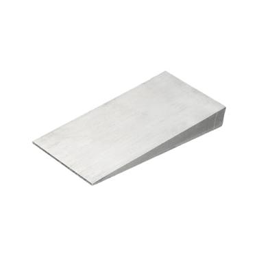 Imagem de PATIKIL Cunha de metal, 16,3 x 8,2 x 0,6 cm calços de cunha de aço carbono flange triangular arruelas chanfradas fortes duráveis para encaixe de tubulação ferramenta de soldagem máquina de torno de