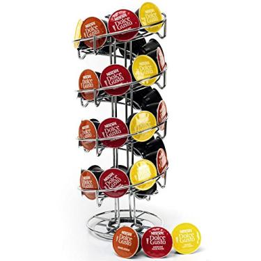 Imagem de Porta Cápsula café Suporte Espiral giratório metal 40 Cápsulas Universal GT303 - Lorben