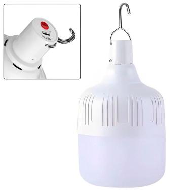 Imagem de Lâmpada LED Branco Recarregável De Emergência Á Bateria USB