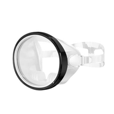 Imagem de oshhni Máscara de natação, óculos de mergulho, antiembaçante, leve, à prova de vazamentos, para adultos, equipamento de mergulho com snorkel, óculos, Preto Branco