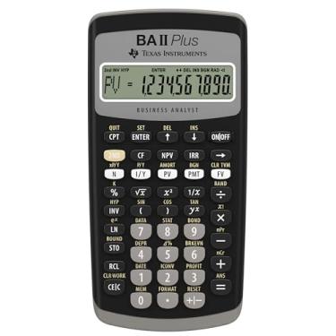 Imagem de Texas Instruments Calculadora financeira BA II Plus
