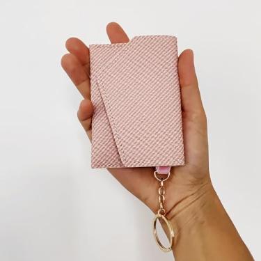 Imagem de STERCULIA Estojo para pílulas anticoncepcionais, carteira de couro PU, porta-remédios (rosa)