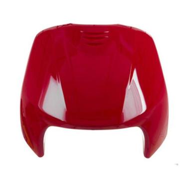 Imagem de Bico Frontal Cromo Forte Moto Honda Biz 100 1998 À 2005, VERMELHO MACE