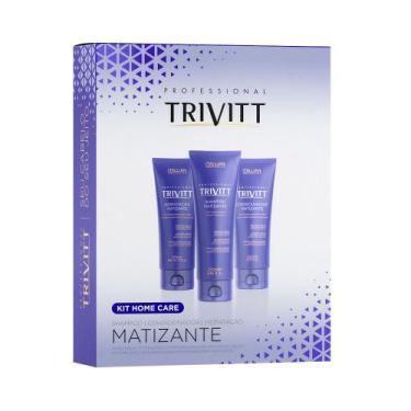 Imagem de Trivitt kit home care 2023 matizante (sh, cond, hidratação)