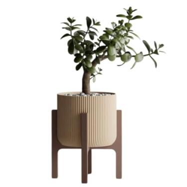 Imagem de Vaso Cachepo Suporte Para Planta Artificial Vaso Decorativo M ou G (Areia,M)