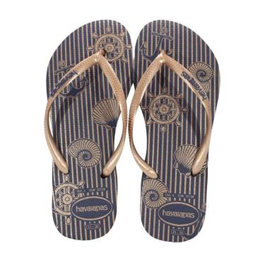 Imagem de Chinelo Havaianas Slim Nautical Marinho