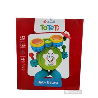 Imagem de Brinquedo Bateria Infantil Baby Batera c/ Luz e Som - TaTeTi