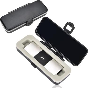 Imagem de Lamborsafe Capa rígida de transporte apenas para Kardia Mobile 6L e 6L MAX, KardiaMobile 6-Lead EKG Heart Monitor, Keep Clean and Protected (preto)