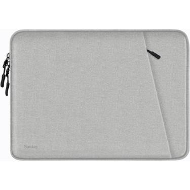 Imagem de Capa para laptop de 14 polegadas, bolsa protetora à prova de choque para computador com bolso de acessórios, capa para laptop portátil compatível com MacBook Air/Pro de 14 polegadas, Dell, HP, Acer