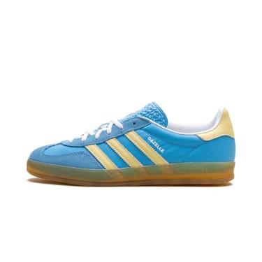 Imagem de adidas Tênis feminino OG Gazelle Indoor Blue Burst Yellow, tamanho 36, Azul Burst Amarelo, 36
