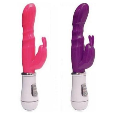 Imagem de Vibrador Feminino Duplo Massageador de Clitóris 10 Níveis Vibração - S