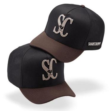 Imagem de Boné Preto Snapback All Black Ajustável Linha Country Full - Pampas Co