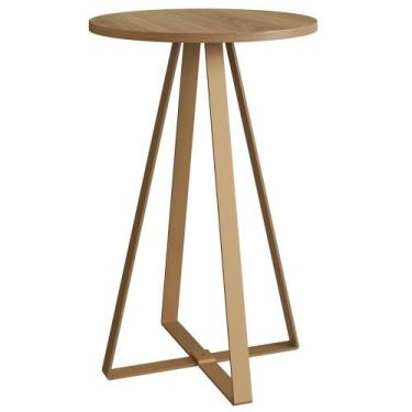 Imagem de Mesa Lateral Para Sala De Estar 27940 Artesano, Hanover Dourado