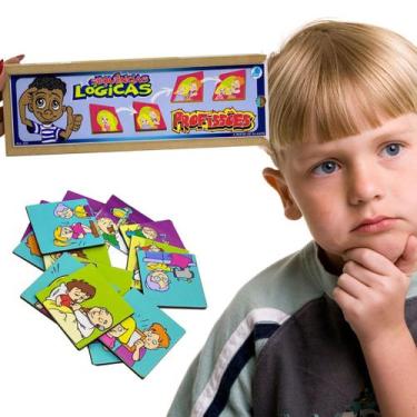 Imagem de Sequências Lógicas Profissões Brinquedo Educativo - Simque
