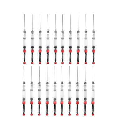 Imagem de Enchimento de seringa para caneta-tinteiro com conversor de mola e ponta cega destacável para recargas de precisão, adaptador conversor para enchimento e conversão de caneta suave (pacote com 20)