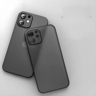 Imagem de Capa Ultra Fina E Fosca Para iPhone 11 12 13 14 15 16 pro Max Mini X X