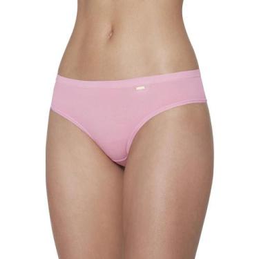 Imagem de Calcinha Biquíni Loba 40353-001 Clássica em Algodão - Lupo, Amarelo, G