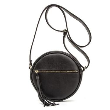 Imagem de Bolsa Feminina Mini Bag Preta Shoulder Bag Transversal Luxo - Fenny Sh