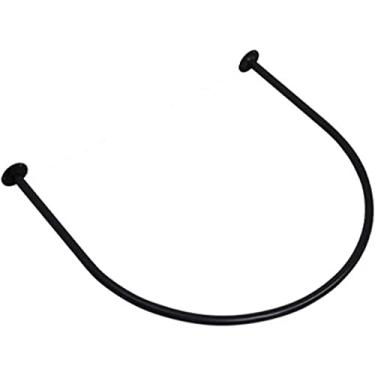 Imagem de Cortina Do Provador, Haste De Metal, Loja De Roupas, Haste De Cortina, Vestiário, Prateleira Em Forma De U Para Loja De Roupas, Boutique, Loja De Vestidos De Noiva, Black, 90x90cm