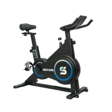 Imagem de Bicicleta ergométrica spinning de academia magnética 16kg bluetooth smart treino indoor bike spinning