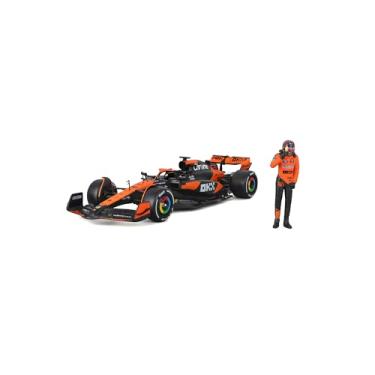 Imagem de Bburago 1:24 2024 Race McLaren MCL38 with Figure, Piastri #81