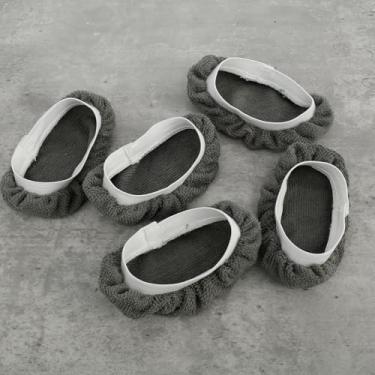 Imagem de Pacote com 16 almofadas de esfregão a vapor para limpeza a vapor portátil, capa universal de panos de microfibra, acessórios de pano a vapor laváveis compatíveis com Wagner Spraytech, Bissell Steam