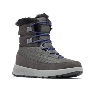 Imagem de Columbia Slopeside Peak Luxe, Shark/Clematis Blue, 39, Tubarão/Clematis azul, 9.5