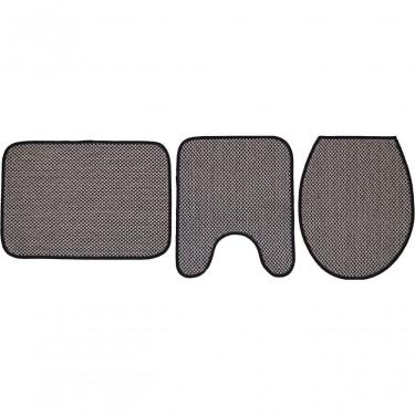 Imagem de Jogo De Banheiro Artesanal Look Lirio Da Paz-b Com 3 Pecas