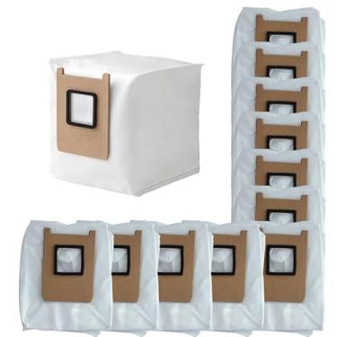 Imagem de Sacos de pó de substituição para aspirador de pó Eufy E28 Omni/E25 Omni Robot Sacos de substituição a vácuo 3L Saco descartável de grande capacidade Sacos de reposição de 4 camadas (12 peças)