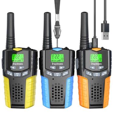 Imagem de Walkie Talkies Inspireyes recarregável para crianças de 8 a 12 anos, 3