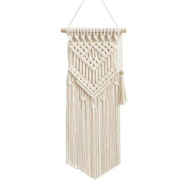 Imagem de Decalques de decoração para casa 25* 58 cm macramê nórdico tapeçaria c