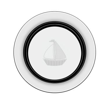 Imagem de Prato de Aço Inox para Criança Le Petit Tramontina