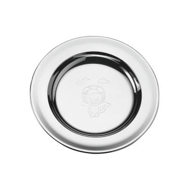 Imagem de Prato Crianca Aço Inox Baby Friends