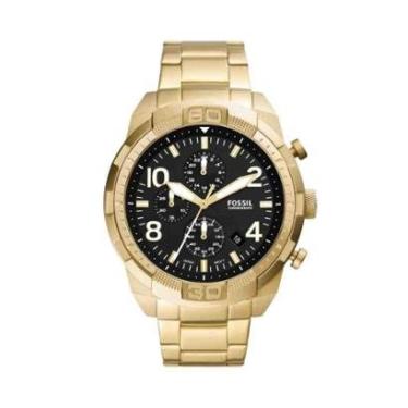 Imagem de Relógio Fossil Dourado Masculino FS5877/1PN-Masculino