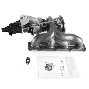 Imagem de HLBTK Turbocompressor turbo 11657630462 compatível com BMW 228i 320i 328i 428i 528i X3 Z4 F30 2.0L 2012 2013 2014 2015 2016 2017 2018 substitui # 499 477-0 2011 49477-02020