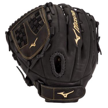 Imagem de Mizuno Luvas de softbol GMVP1250PF3 MVP Prime Fastpitch, 31,7 cm, mão esquerda, Black Trident Web