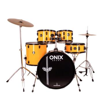 Imagem de Bateria Acústica Tagima Nagano Onix Skinny 20" Completa C/ Banco