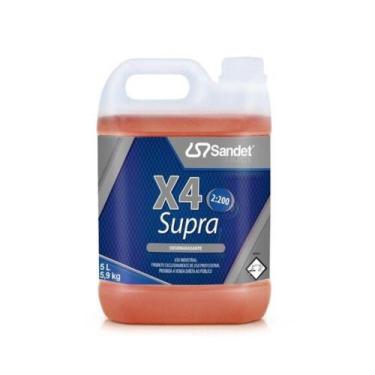 Imagem de Detergente Desincrustante Alcalino X4 Supra 5L - Sandet