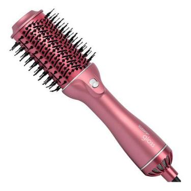 Imagem de Escova Secadora Taiff Gloss Bivolt Rose E Blue 3 Em 1 1200w